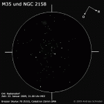 Messier 35 - Zeichnung