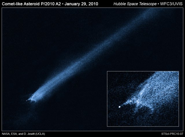 Hubbles Blick auf P/2010 A2