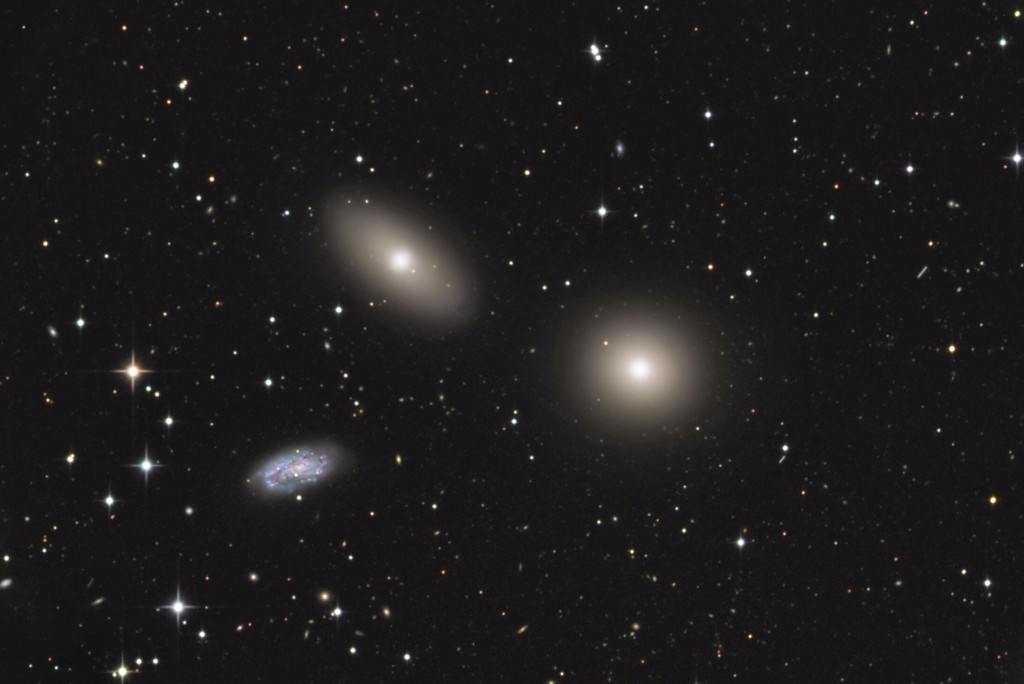 M105, NGC3384 & NGC3389