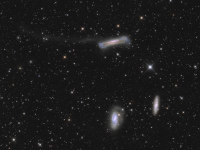 Objekte des Monats: Das Leo-Triplett Messier 65, Messier 66 & NGC 3628