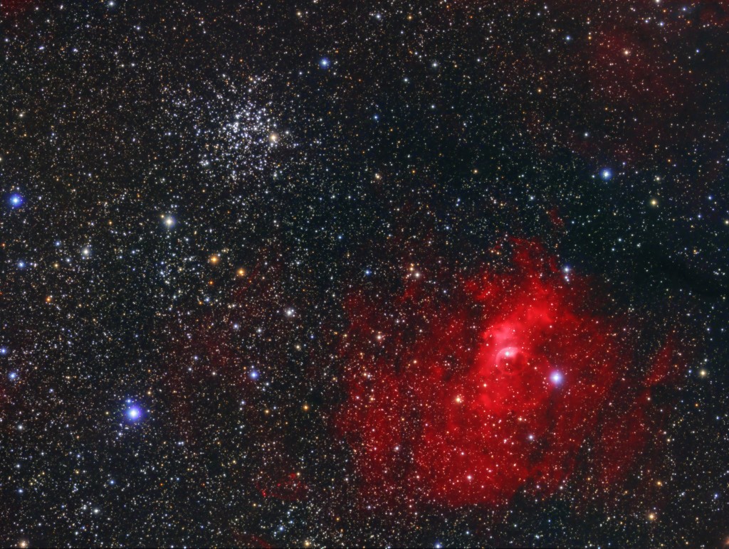M52 & Bubble