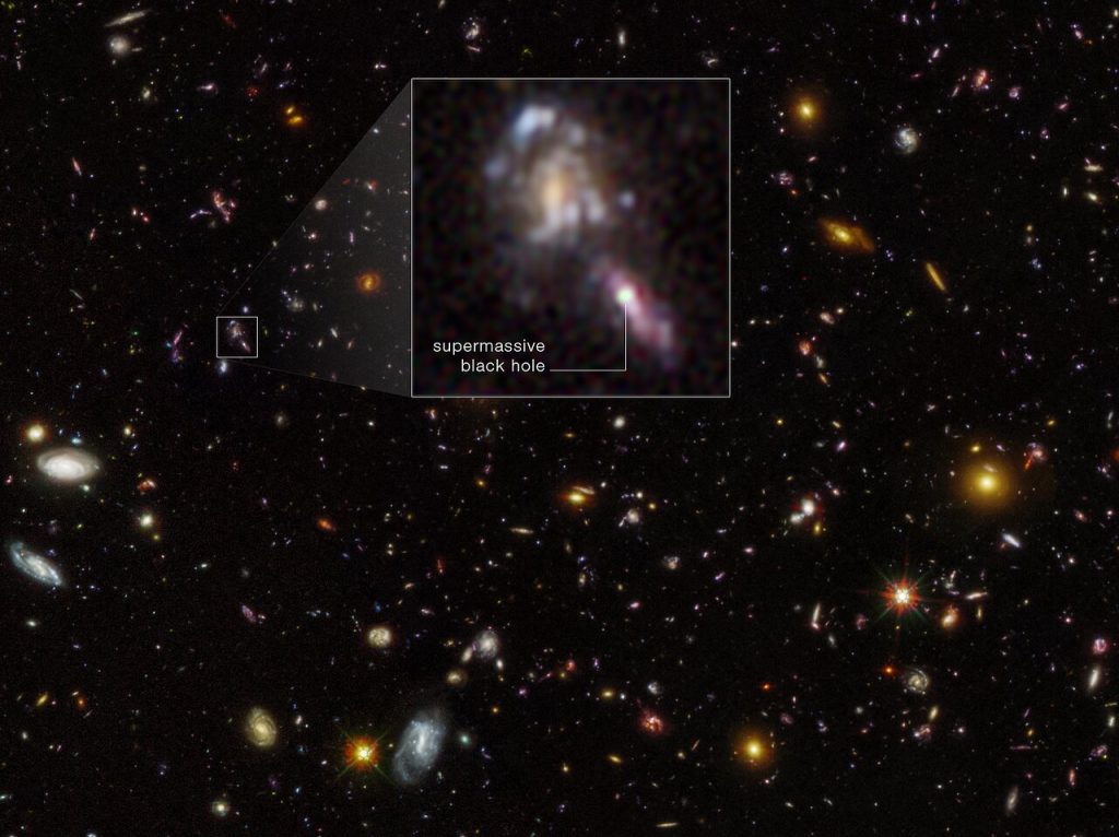 Hubble findet im frühen Universum mehr Schwarze Löcher als erwartet