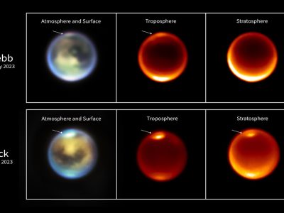 Titan (Webb and Keck image – 11 and 14 July 2023)
