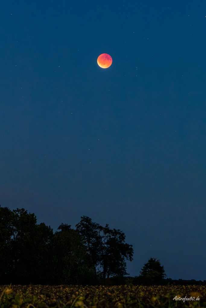 Mondfinsternis Abenddämmerung