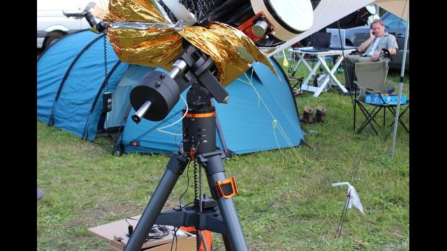 Teleskop mit Isolierfolie der NASA HTT2011-04