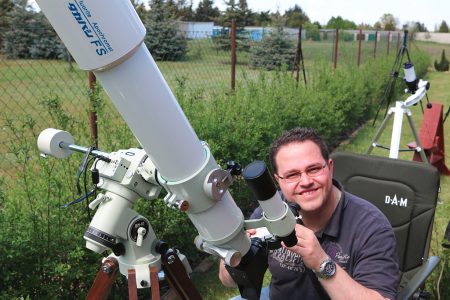 Andreas am Takahashi FS102 Merkurtransit-03