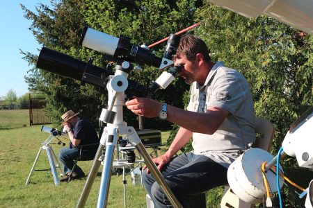 Beobachtung der Sonne Merkurtransit-10