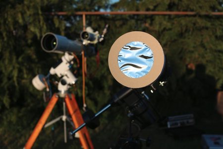 Sonnenfilter aus Baader-Folie Merkurtransit-16