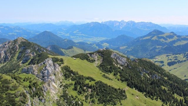 Blick vom Gipfel des Wendelsteins Urlaub2011-03