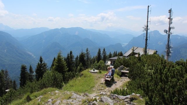 Auf dem Gipfel des Rauschbergs Urlaub2011-09