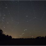 Südhorizont mit Antares, Saturn & Mars