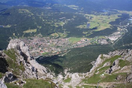 Blick auf Mittenwald urlaub2009-05