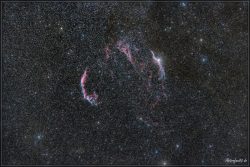 Zirrusnebel mit 135 mm