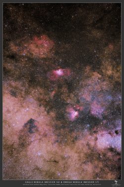 Messier 16 & Messier 17
